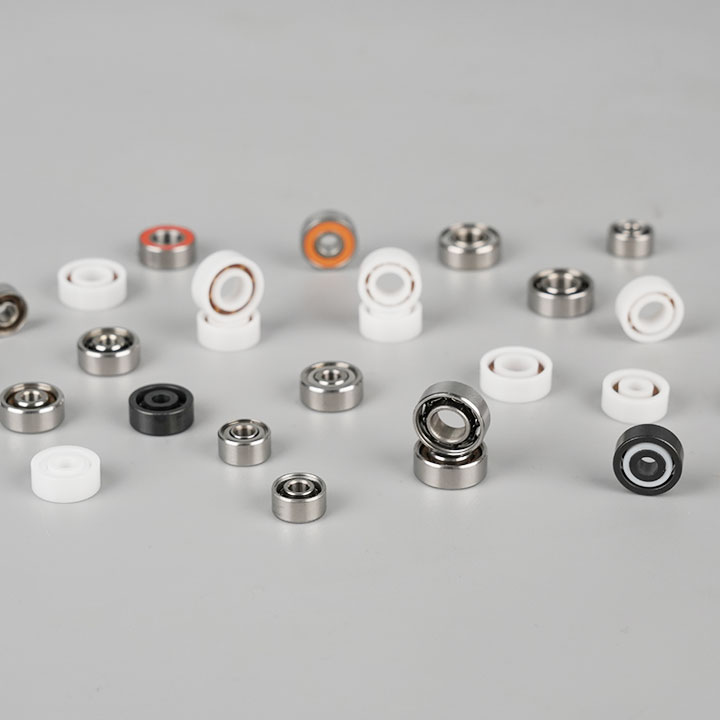 Stainless steel hybrid ceramic ball bearings